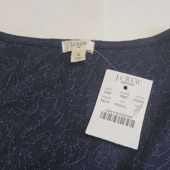 J. Crew Sequin Anchor Nautical Racerback Tank Top - Picture 9 of 14